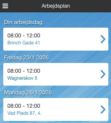 Planlægning visning