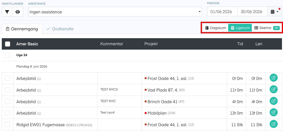 Billede af hvor de finder, visningstyperne