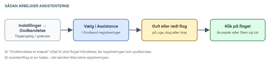 Sådan arbejder assistenterne