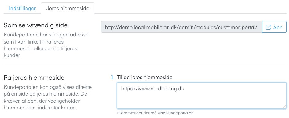 Fanen Jeres hjemmeside