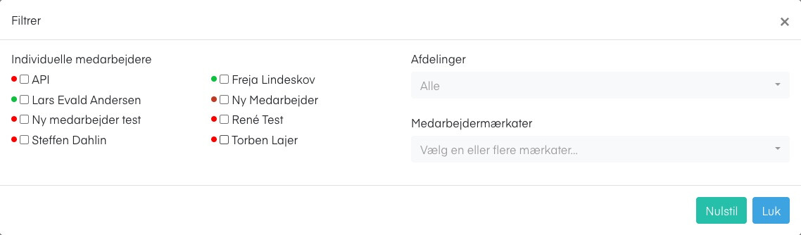 Filtrering