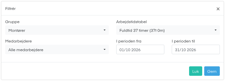 Filtrér