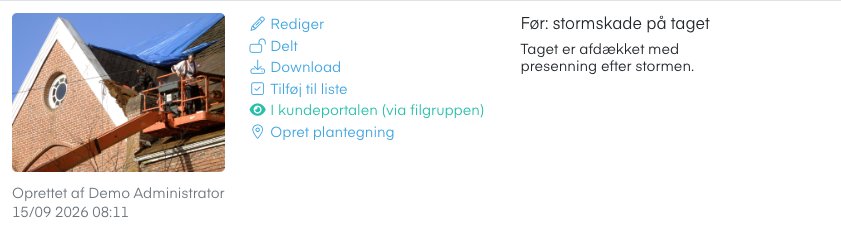 Handlinger på et billede