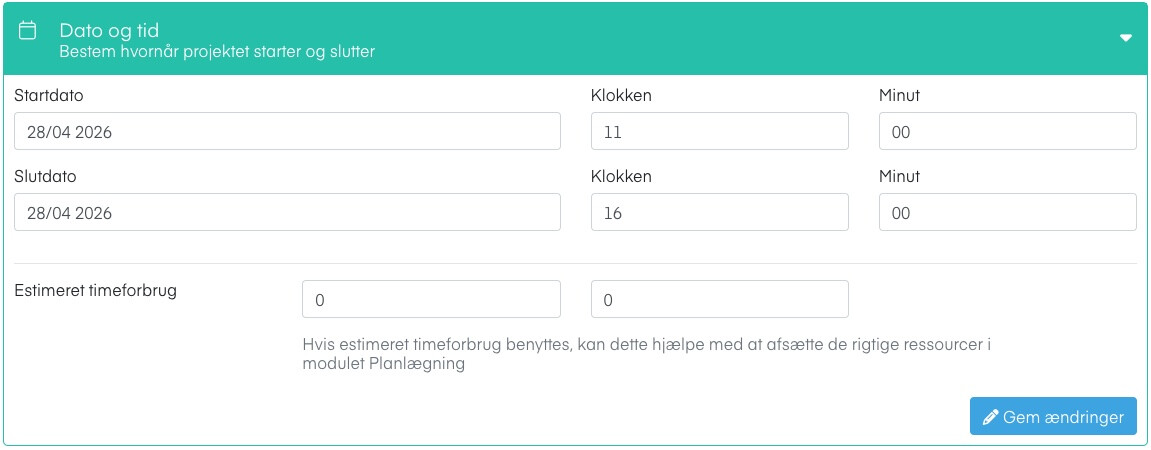 Dato og tid