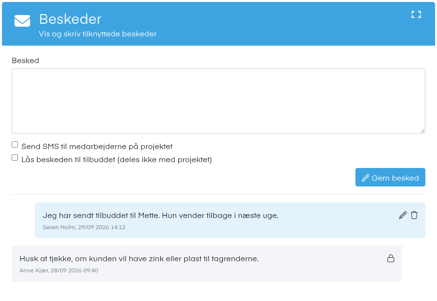 Beskeder