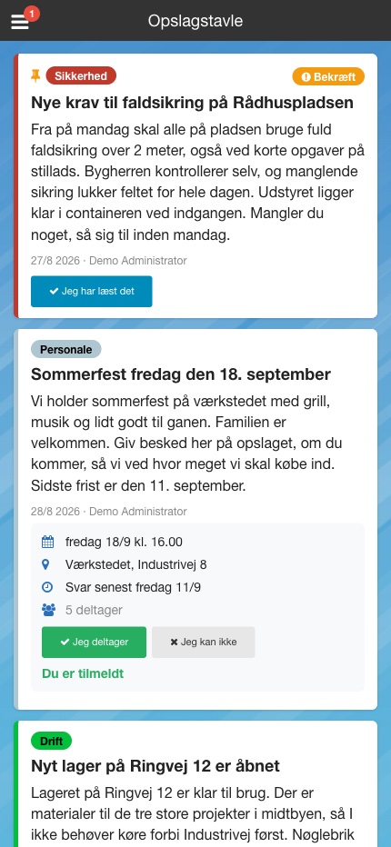 Opslagstavlen