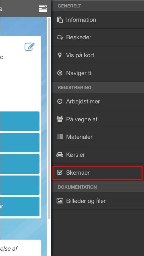 Skema visning