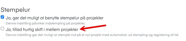 Hurtig skift
