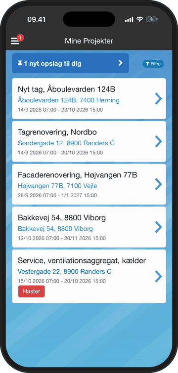 Dagens sag i lommen