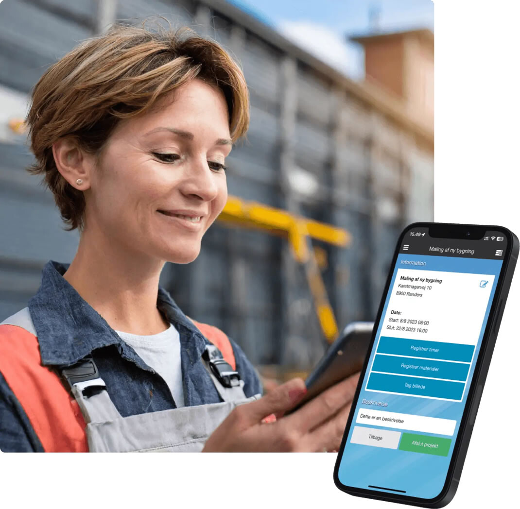 tidsregistreringssystem APP.